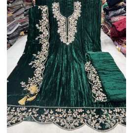 AADYA CRUSH MIRROR VELVETE VIRAL DESIGN (Winter Collection)