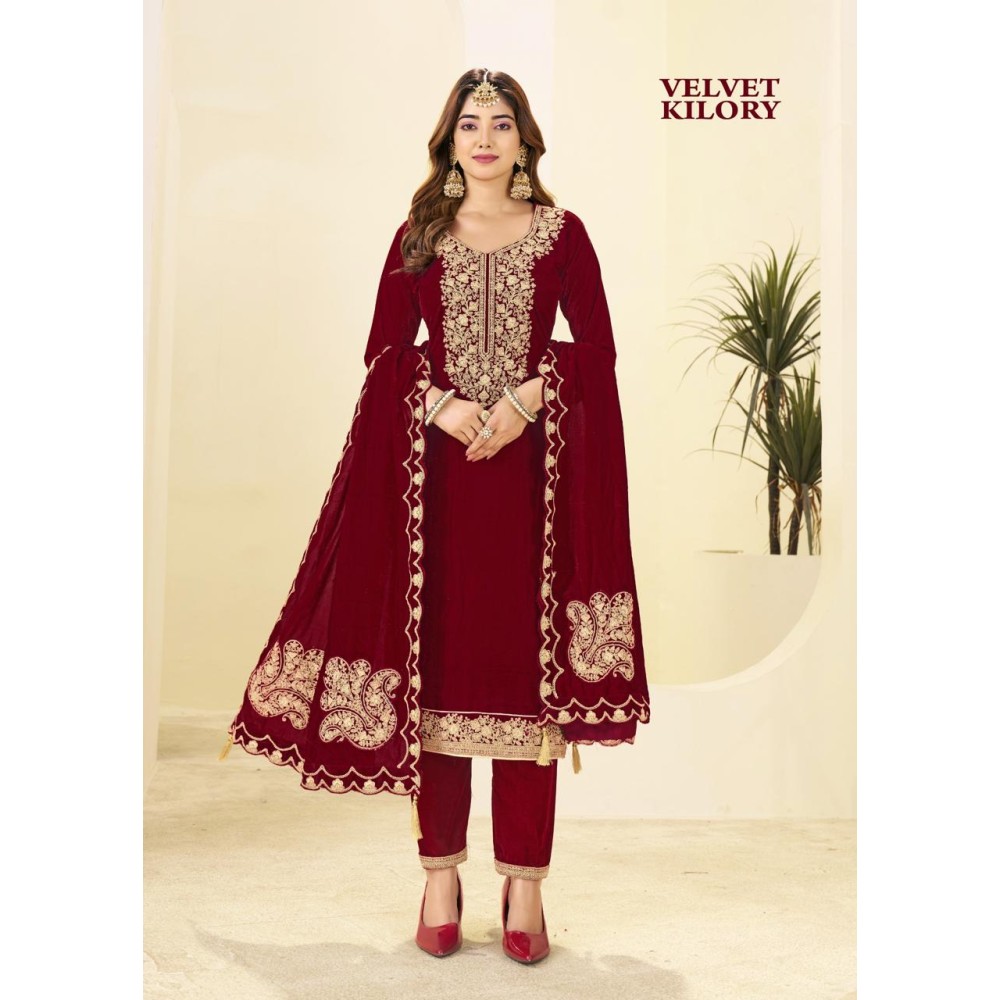 AADYA VELVET KILORY (Winter Collection)