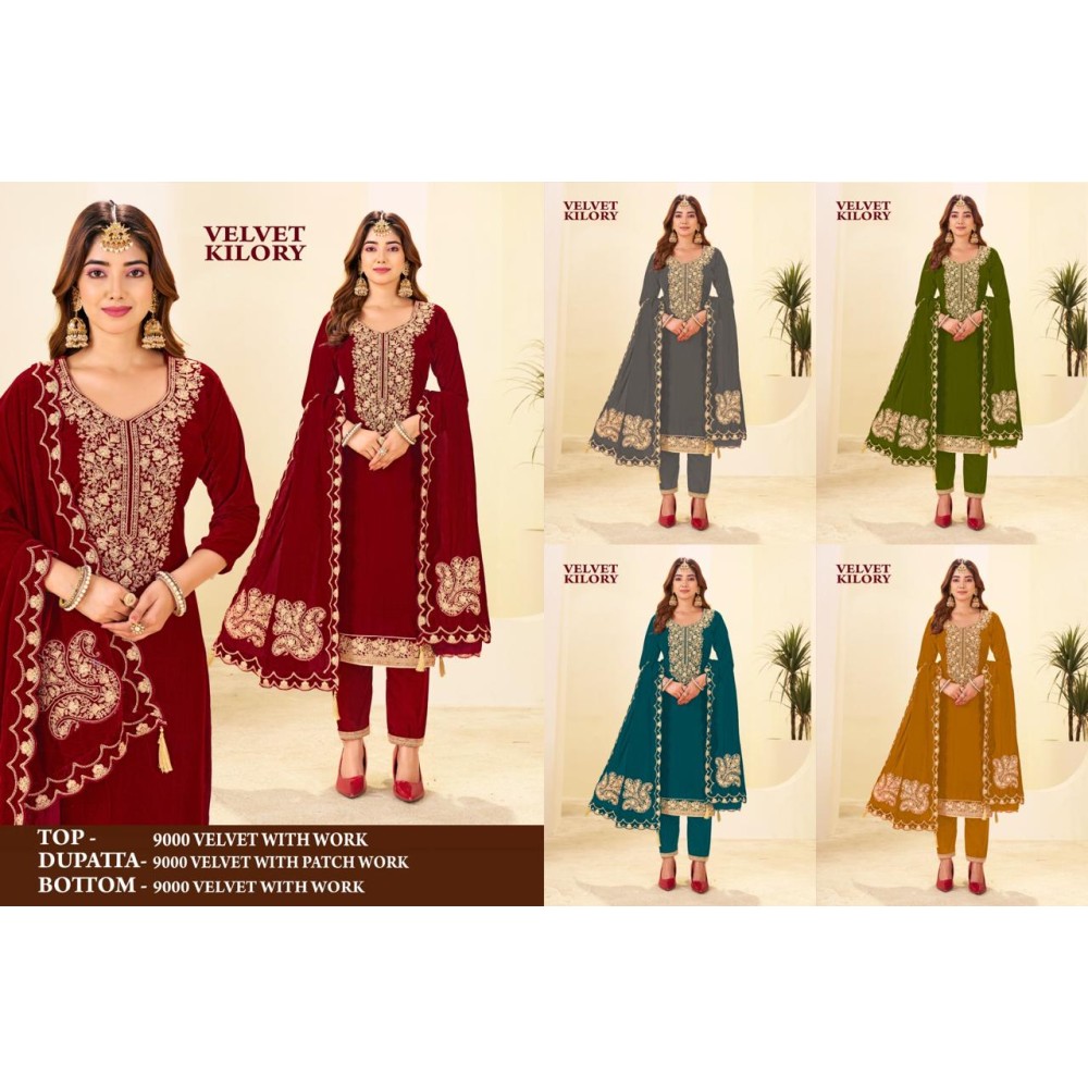 AADYA VELVET KILORY (Winter Collection)