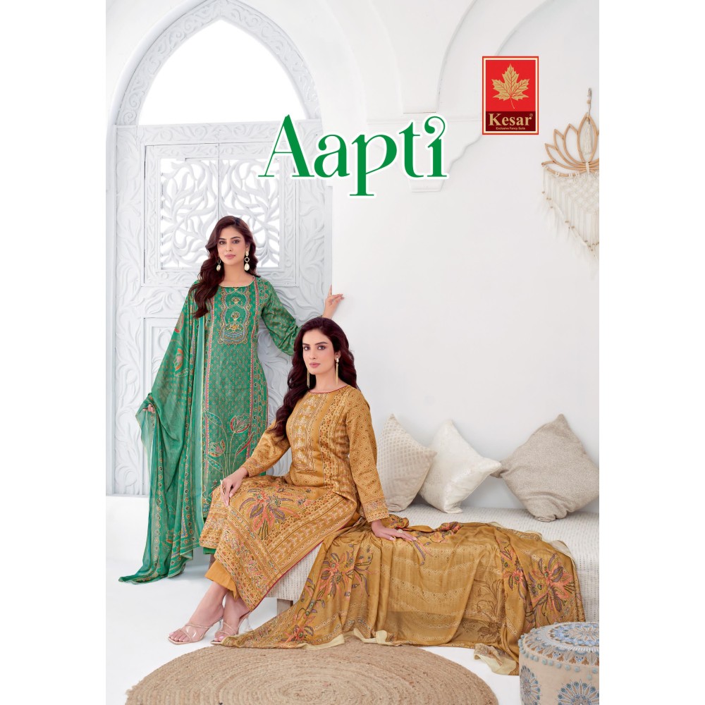 AAPTI KESAR  (Cotton Dupatta)
