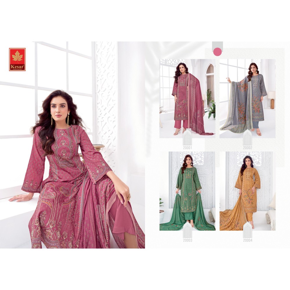 AAPTI KESAR  (Cotton Dupatta)