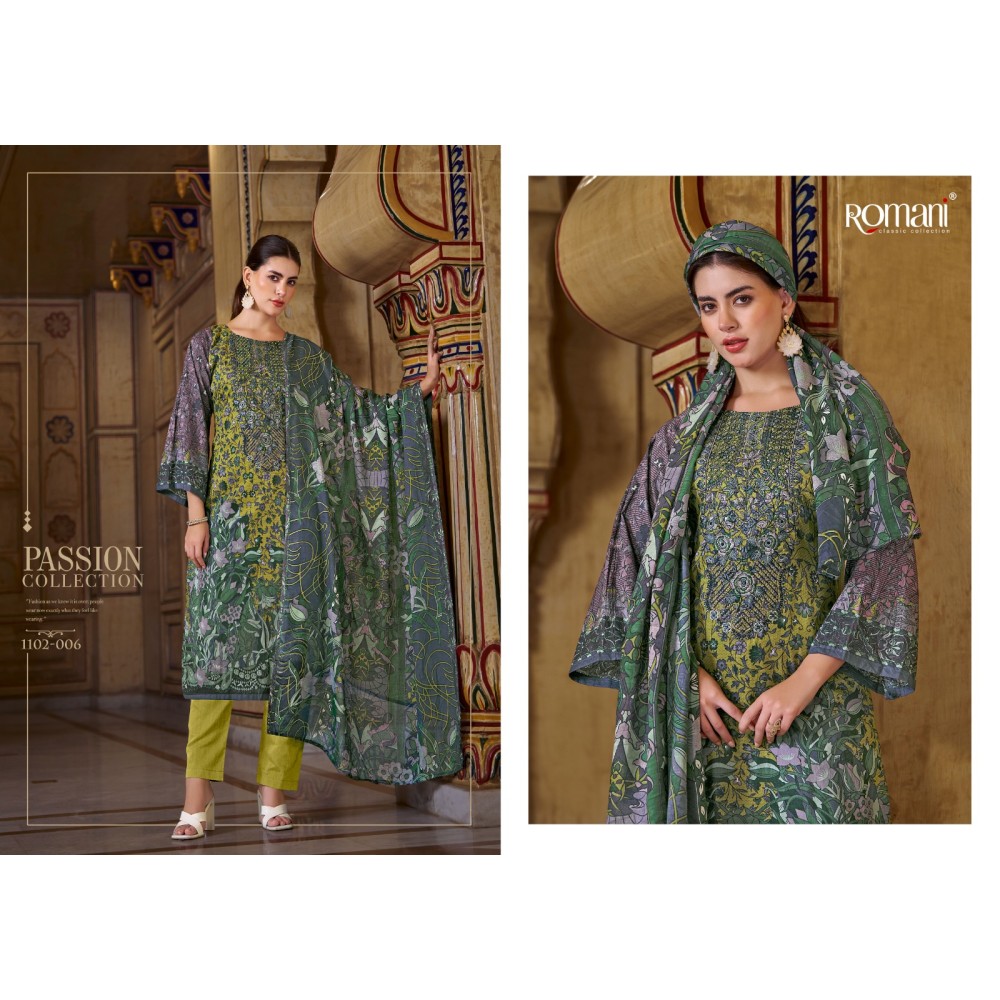 AARZU VOL 18 ROMANI (Cotton Dupatta)