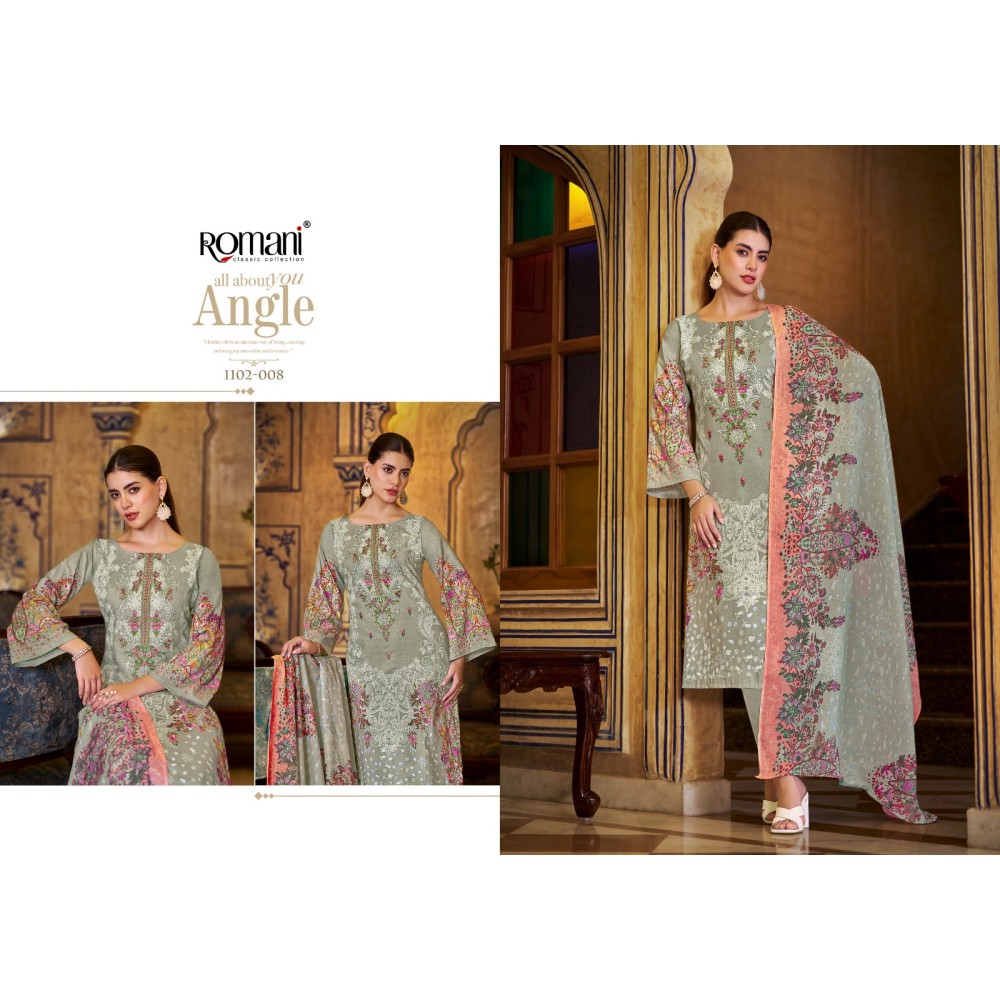 AARZU VOL 18 ROMANI (Cotton Dupatta)