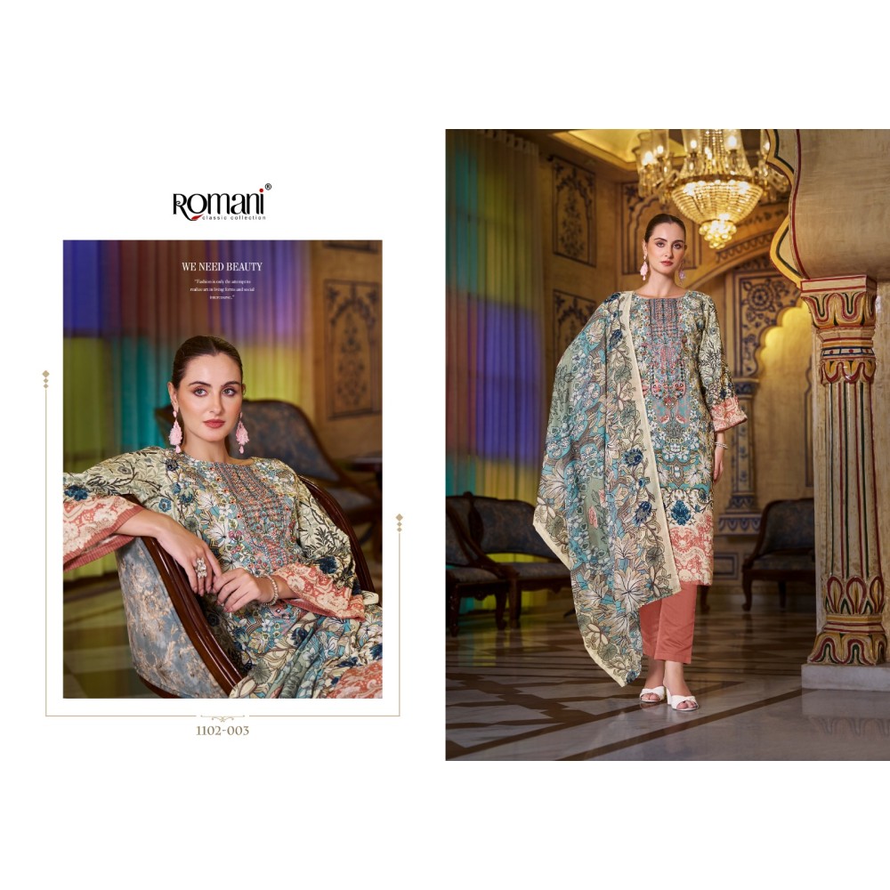 AARZU VOL 18 ROMANI (Cotton Dupatta)