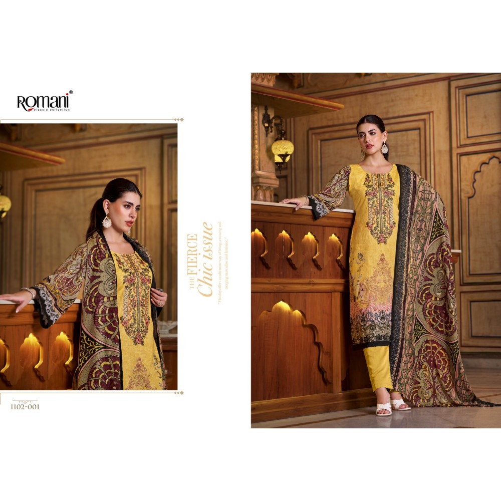AARZU VOL 18 ROMANI (Cotton Dupatta)