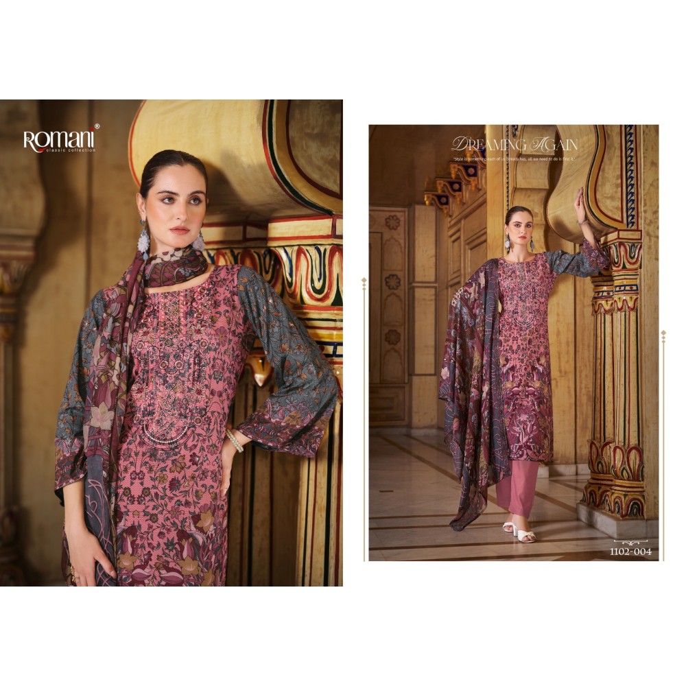 AARZU VOL 18 ROMANI (Cotton Dupatta)