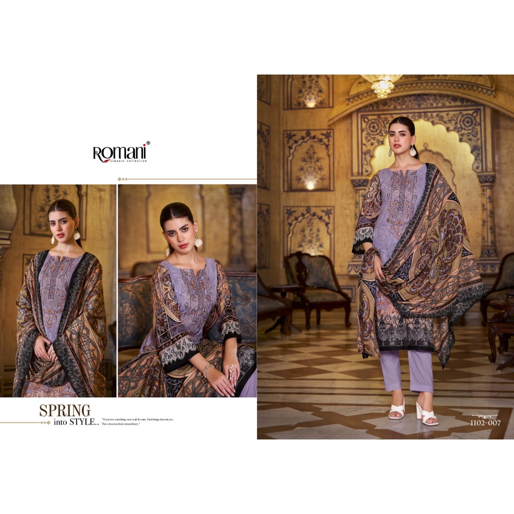 AARZU VOL 18 ROMANI (Cotton Dupatta)