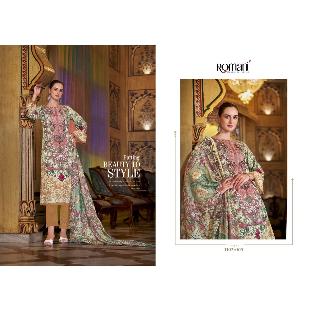 AARZU VOL 18 ROMANI (Cotton Dupatta)