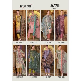 AARZU VOL 18 ROMANI (Cotton Dupatta)