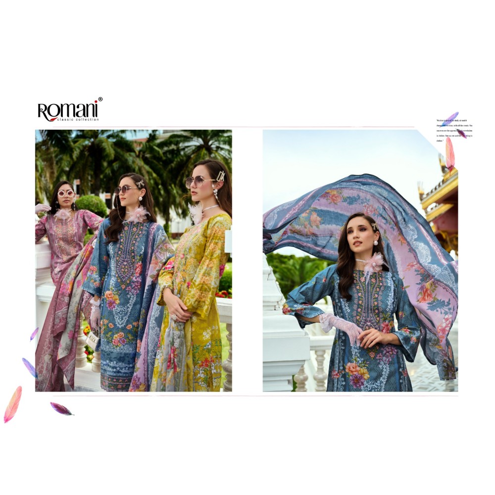 AARZU VOL 19 ROMANI (Cotton Dupatta)
