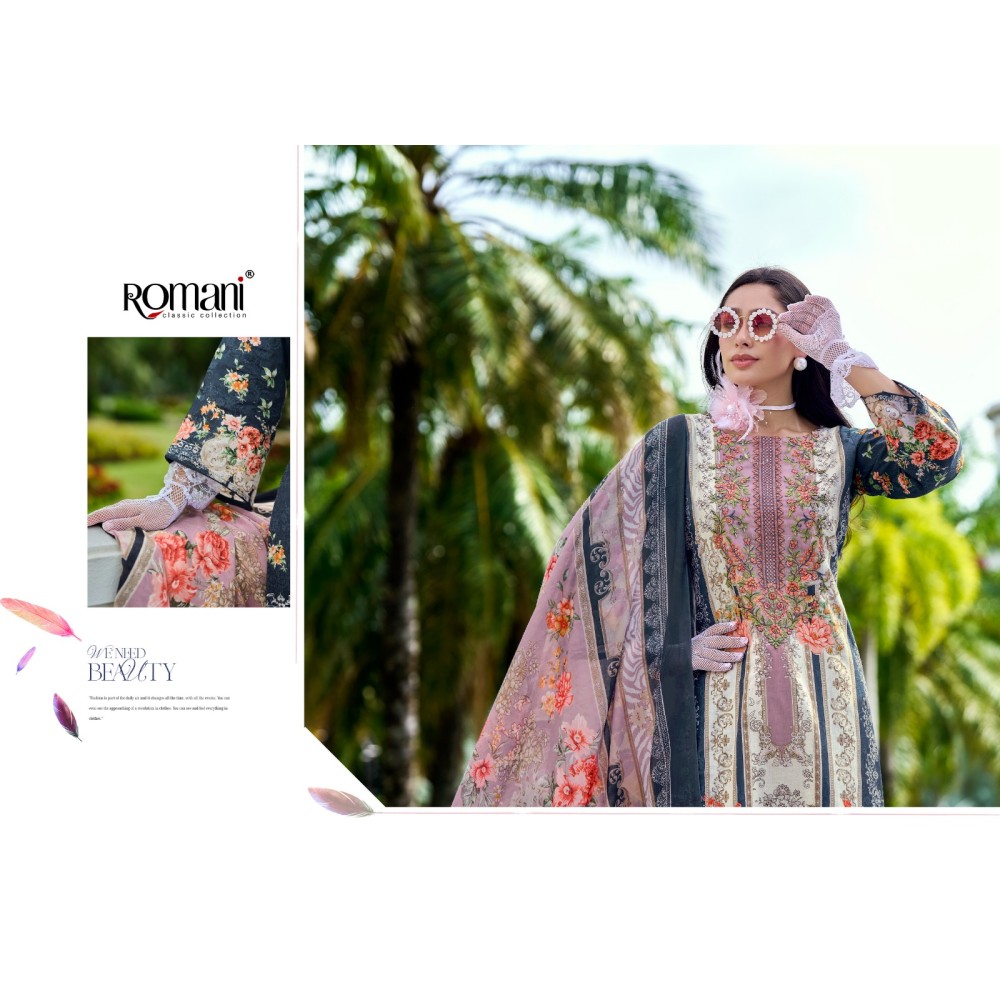 AARZU VOL 19 ROMANI (Cotton Dupatta)