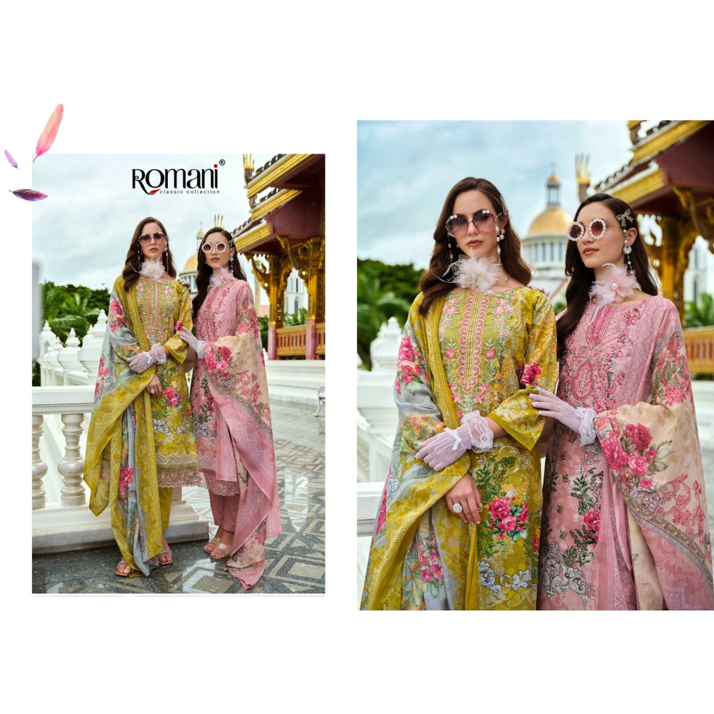 AARZU VOL 19 ROMANI (Cotton Dupatta)