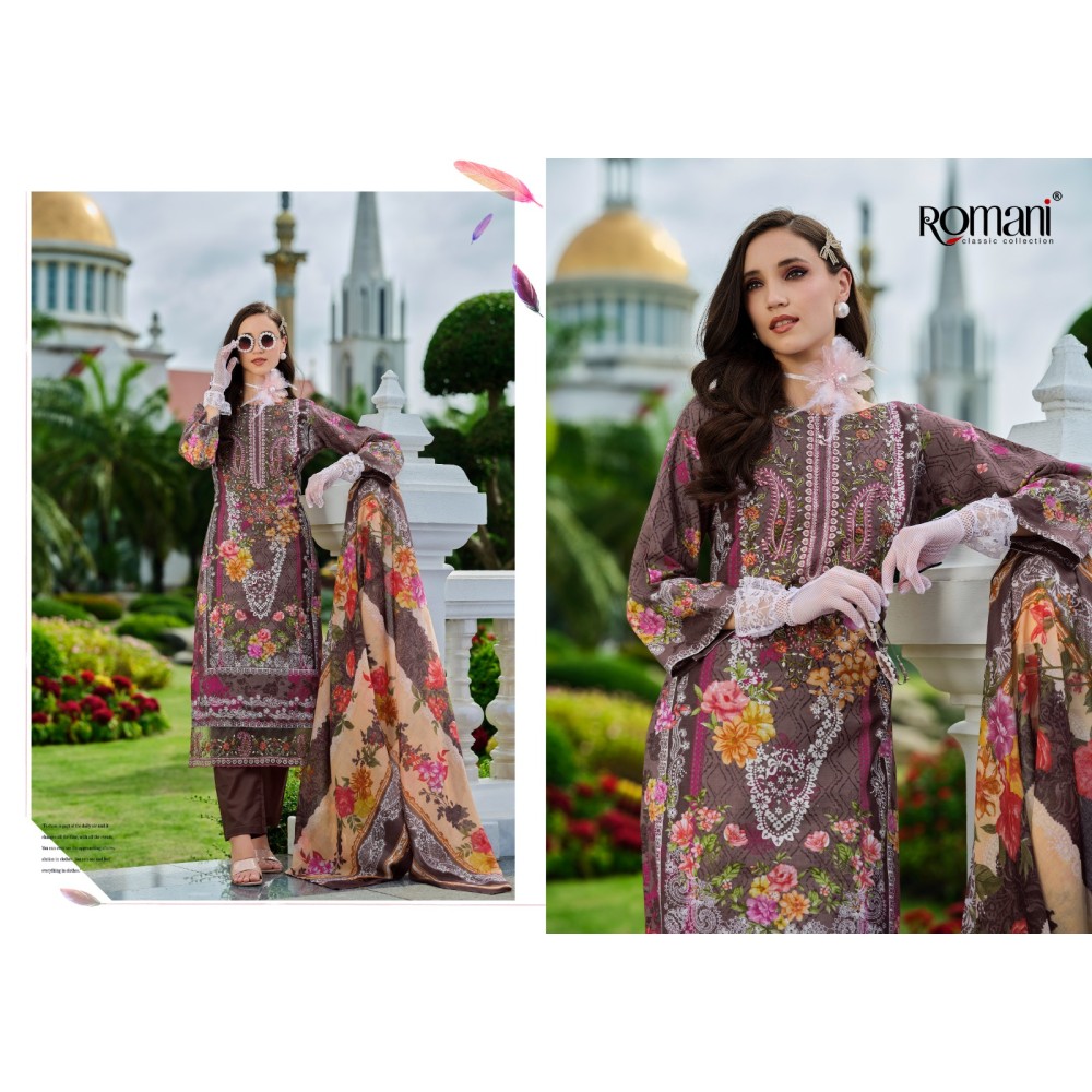 AARZU VOL 19 ROMANI (Cotton Dupatta)