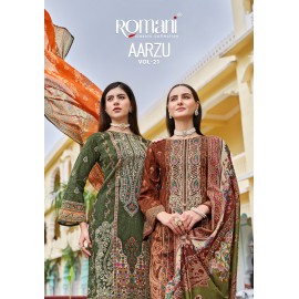 AARZU VOL 21 ROMANI (Cotton Dupatta)