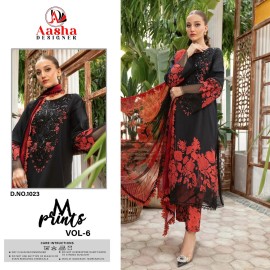 AASHA DESIGNER 1023 AB (Cotton Dupatta)