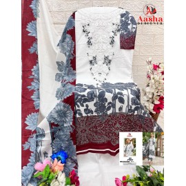 AASHA DESIGNER 1023 AB (Cotton Dupatta)