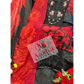 AASHA DESIGNER 1023 AB (Cotton Dupatta)