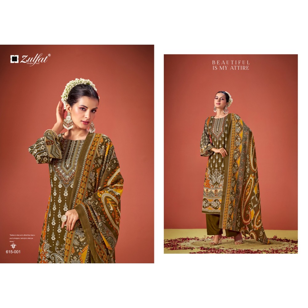 AAYAT VOL 11 ZULFAT (Cotton Dupatta)