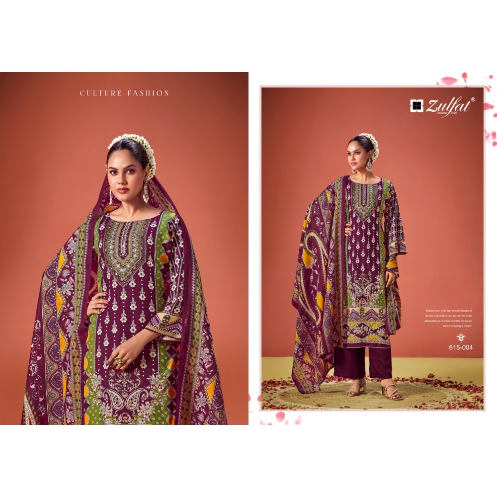 AAYAT VOL 11 ZULFAT (Cotton Dupatta)