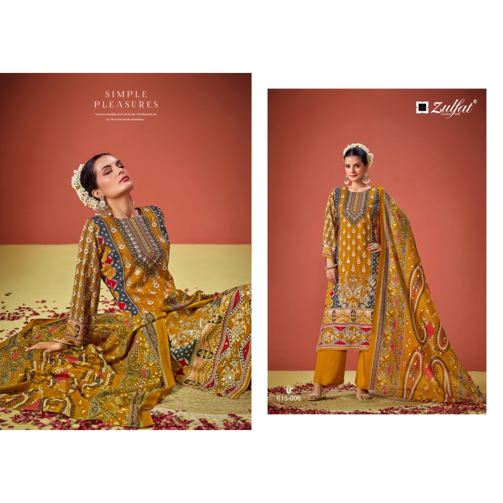 AAYAT VOL 11 ZULFAT (Cotton Dupatta)