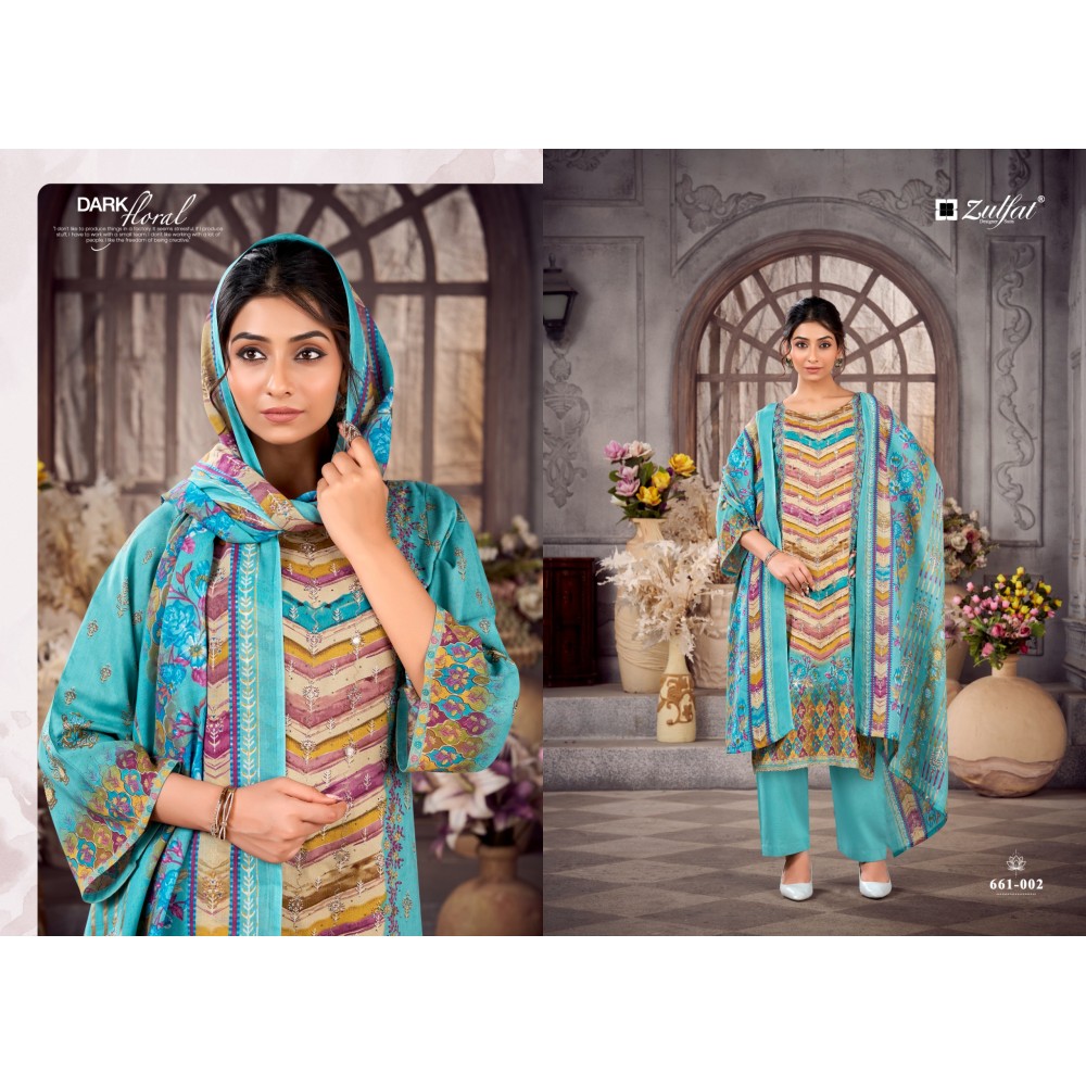 AAYAT VOL 17 ZULFAT (Cotton Dupatta)