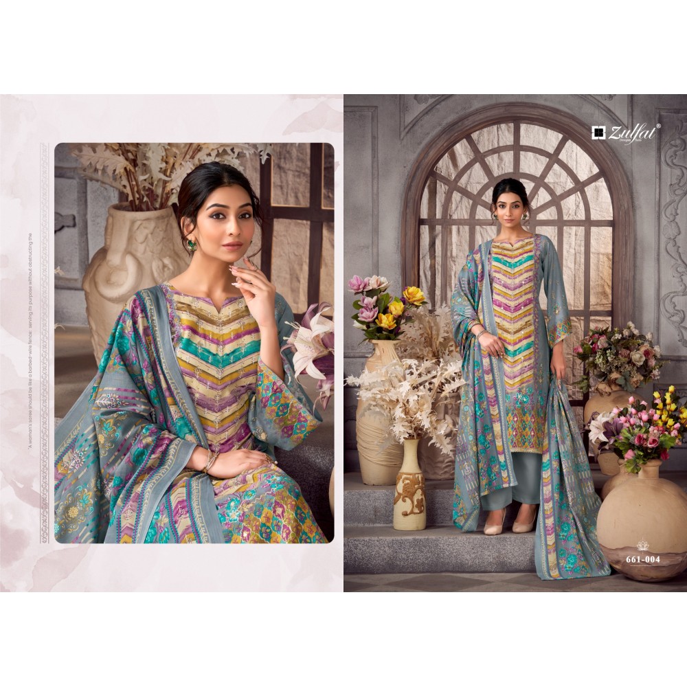 AAYAT VOL 17 ZULFAT (Cotton Dupatta)