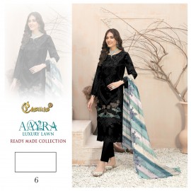 AAYRA LUXURY LAWN R COLLECTION COSMOS BLACK