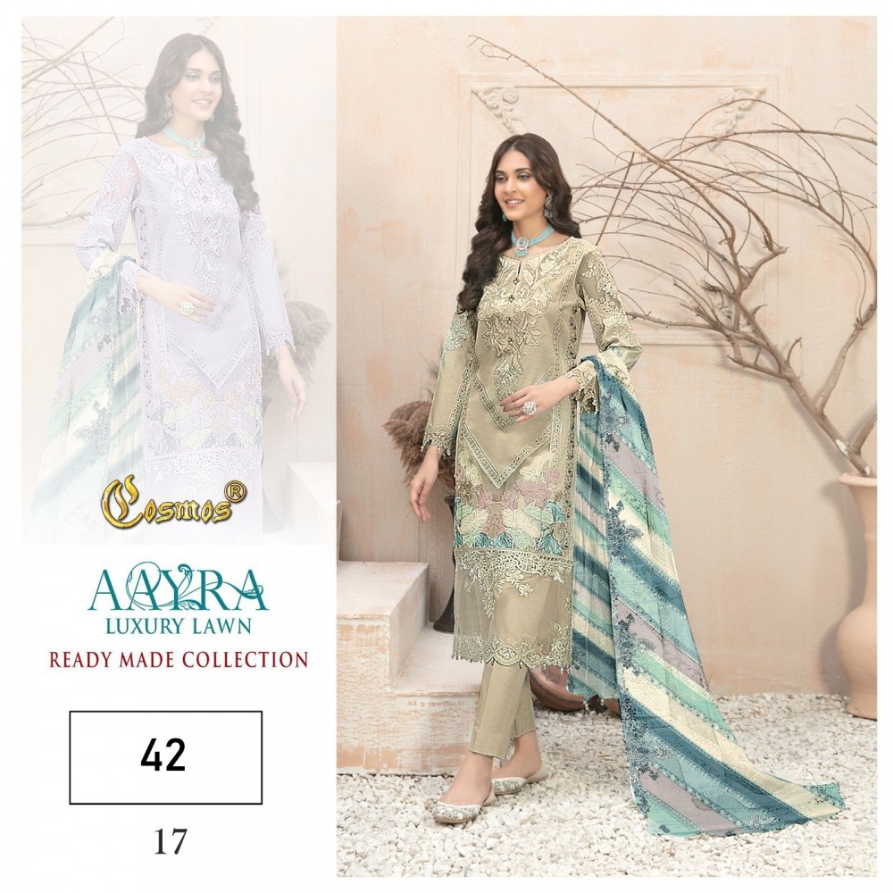 AAYRA LUXURY LAWN R COLLECTION COSMOS MULTIPLE