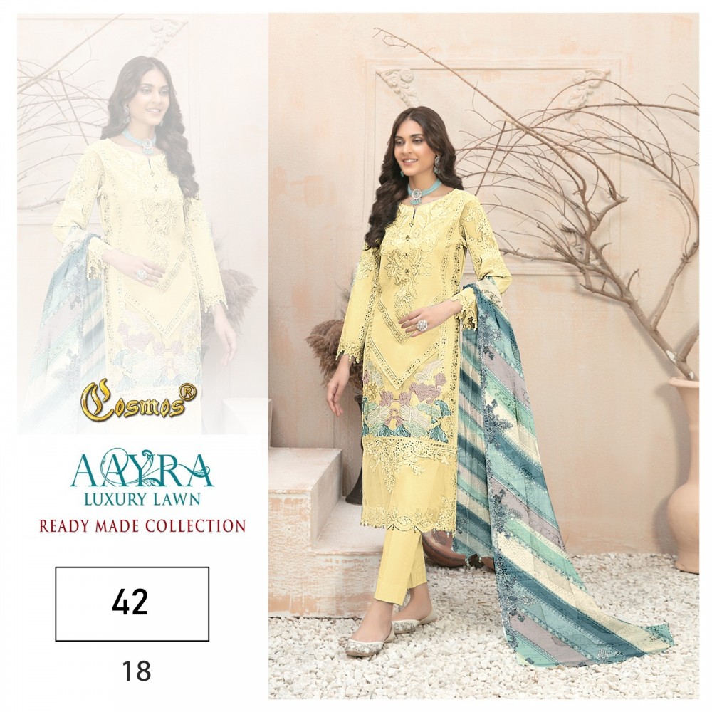 AAYRA LUXURY LAWN R COLLECTION COSMOS MULTIPLE