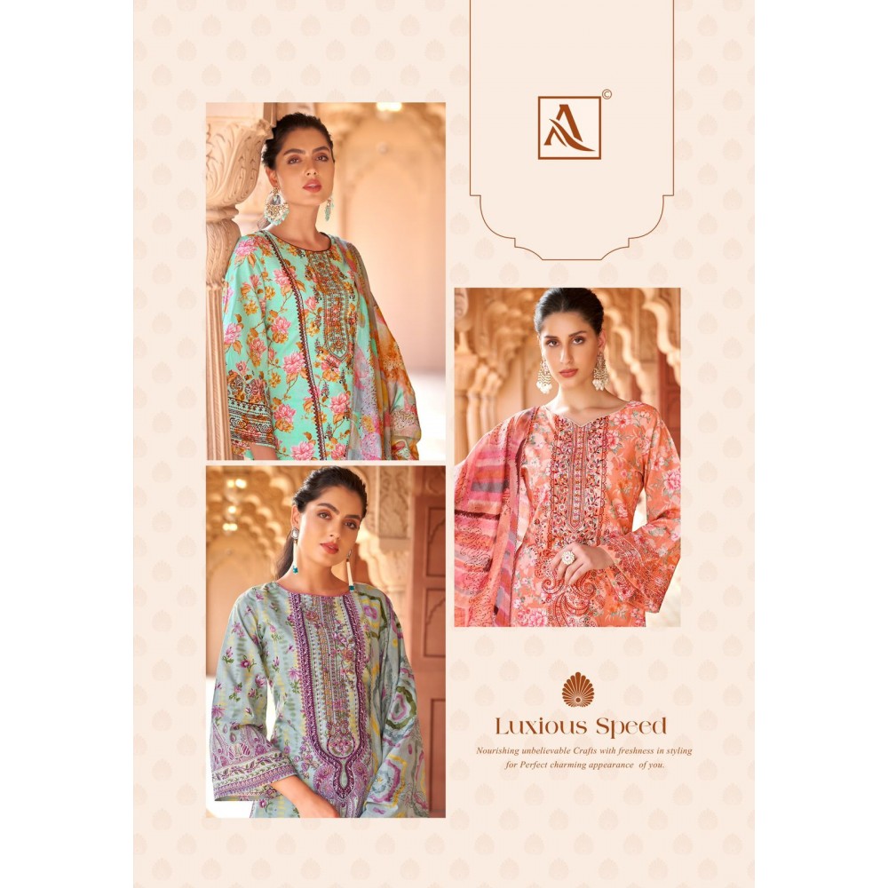 ADAAH 2 ALOK SUITS (Cotton Dupatta)