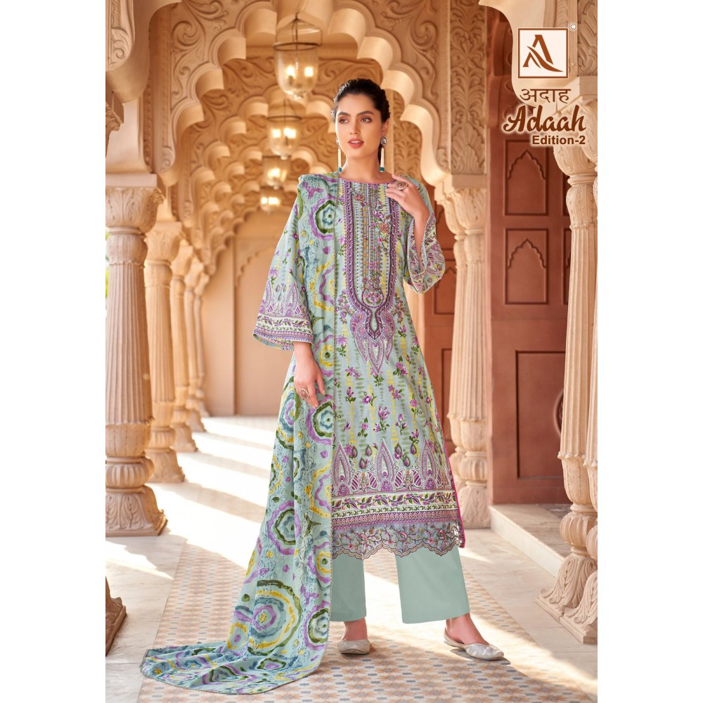 ADAAH 2 ALOK SUITS (Cotton Dupatta)