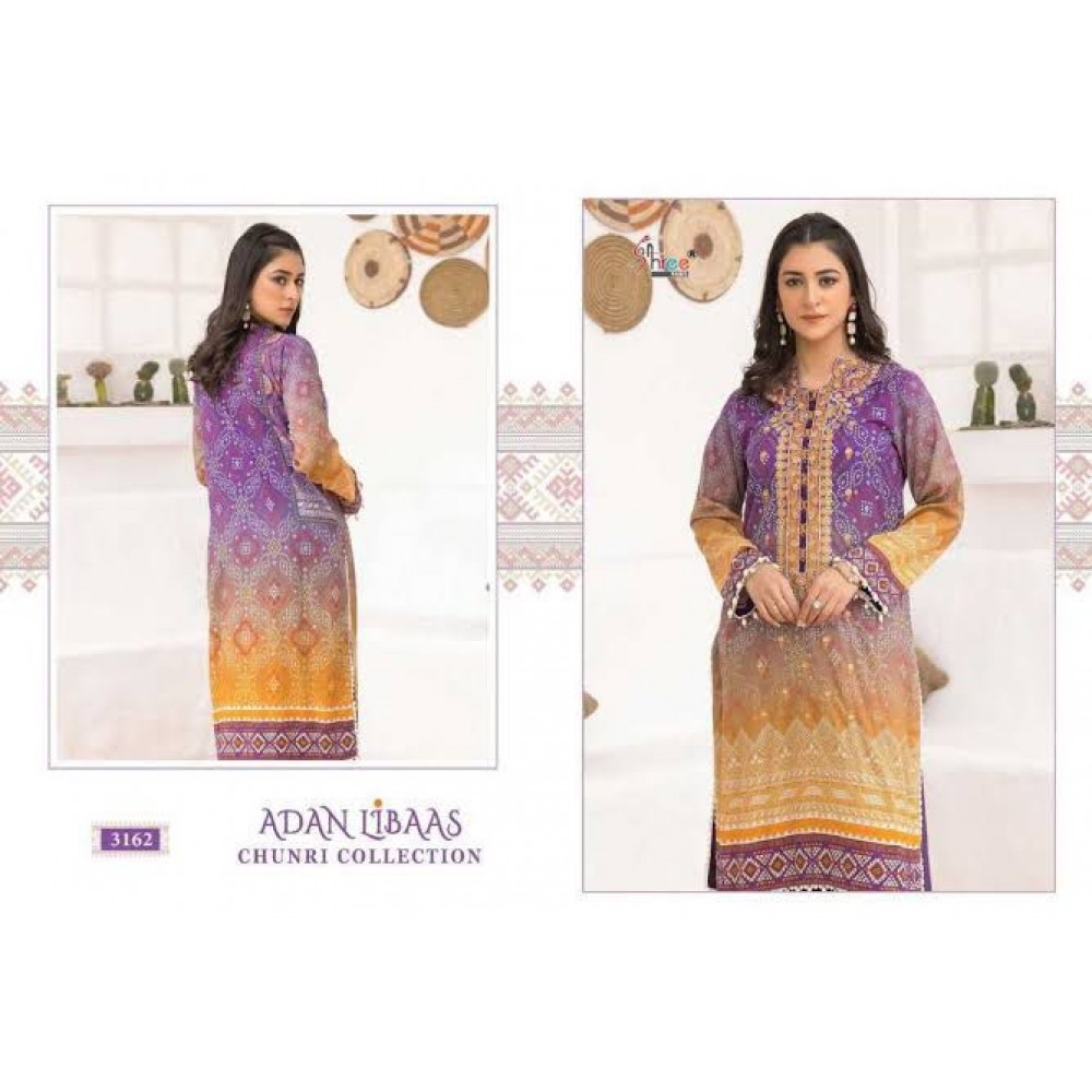 ADAN LIBAAS CHUNRI COLLECTION SHREE (Cotton Dupatta)