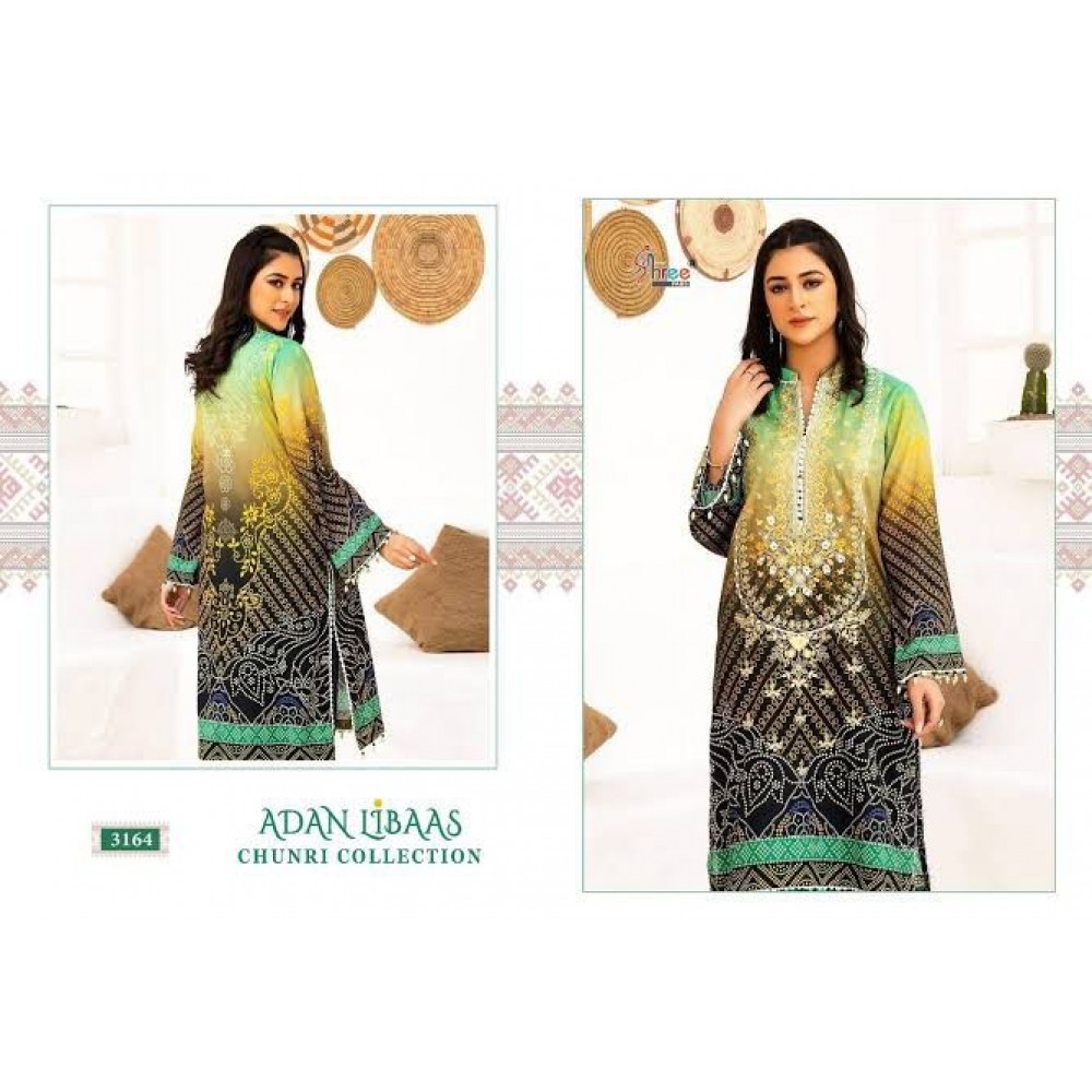 ADAN LIBAAS CHUNRI COLLECTION SHREE (Cotton Dupatta)