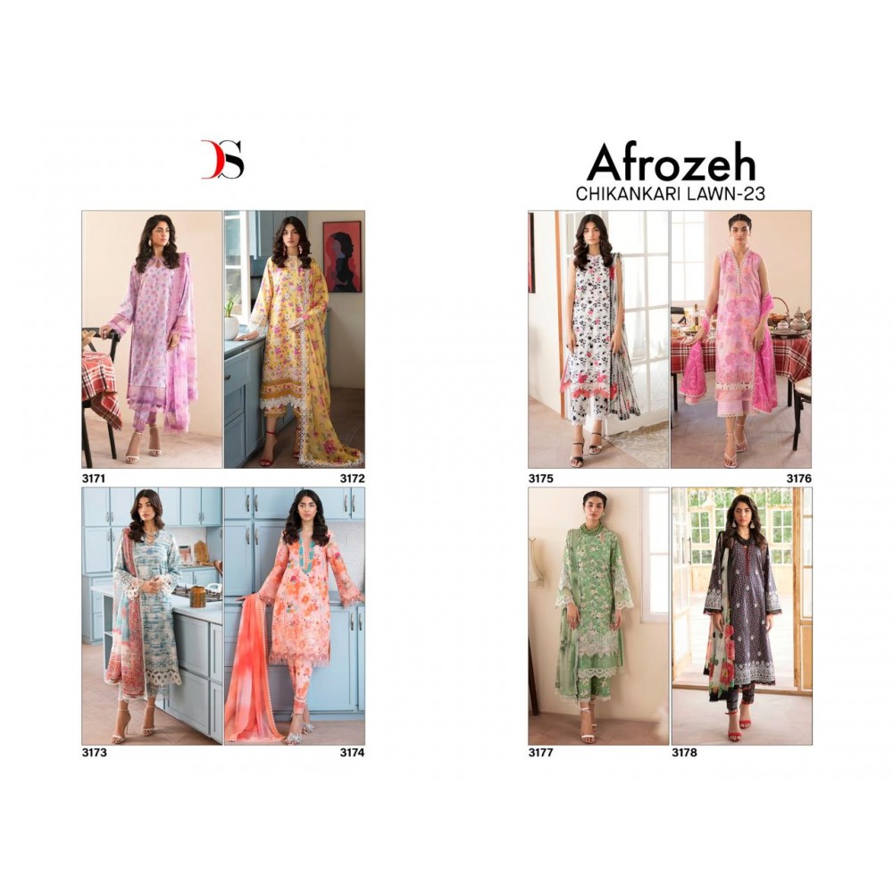 AFROZEH CHIKANKARI COLLECTION BY DEEPSY 