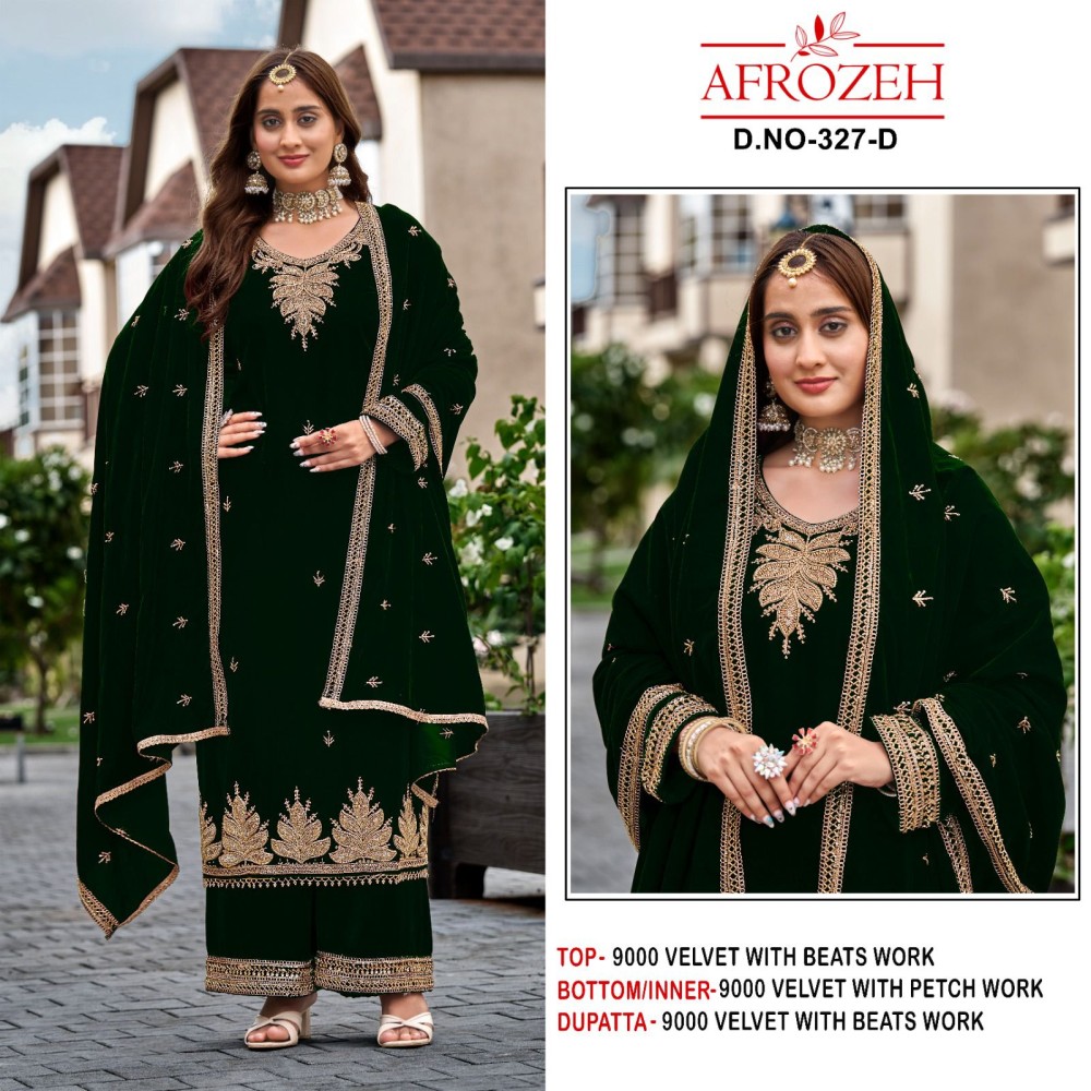 AFROZEH 327 VELVET (winter Collection)