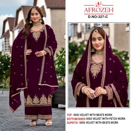 AFROZEH 327 VELVET (winter Collection)