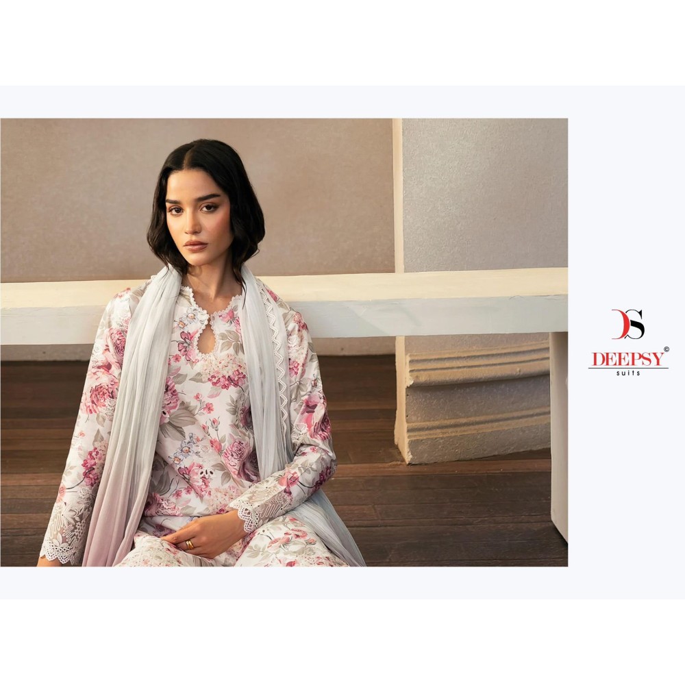AFROZEH CHIKANKARI 25 BY DEEPSY (Chiffon Dupatta)