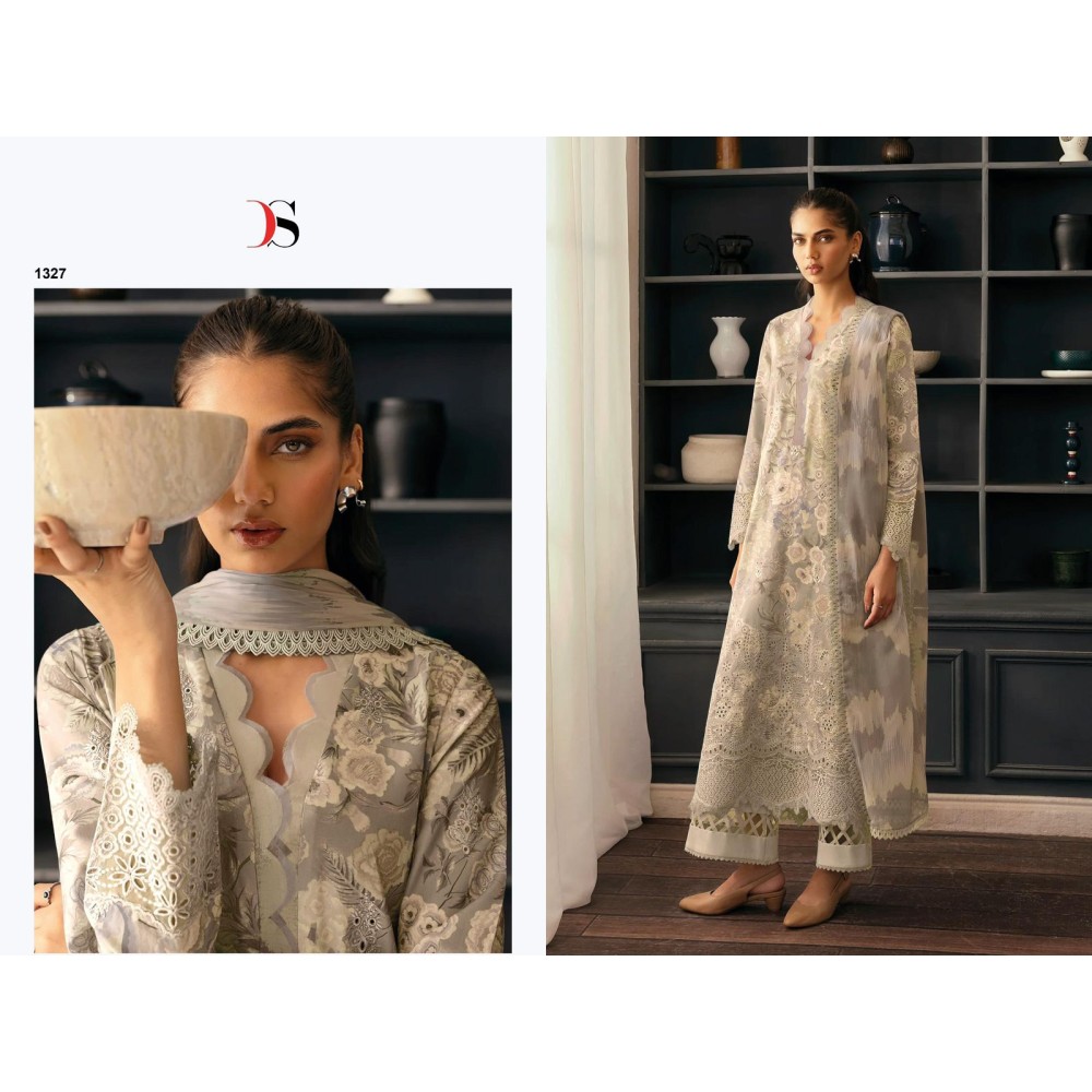 AFROZEH CHIKANKARI 25 BY DEEPSY (Chiffon Dupatta)