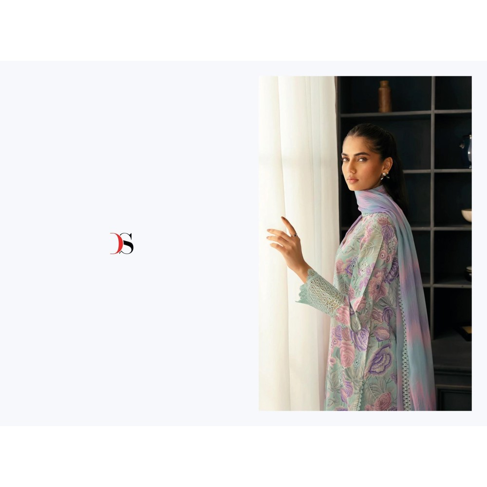 AFROZEH CHIKANKARI 25 BY DEEPSY (Chiffon Dupatta)