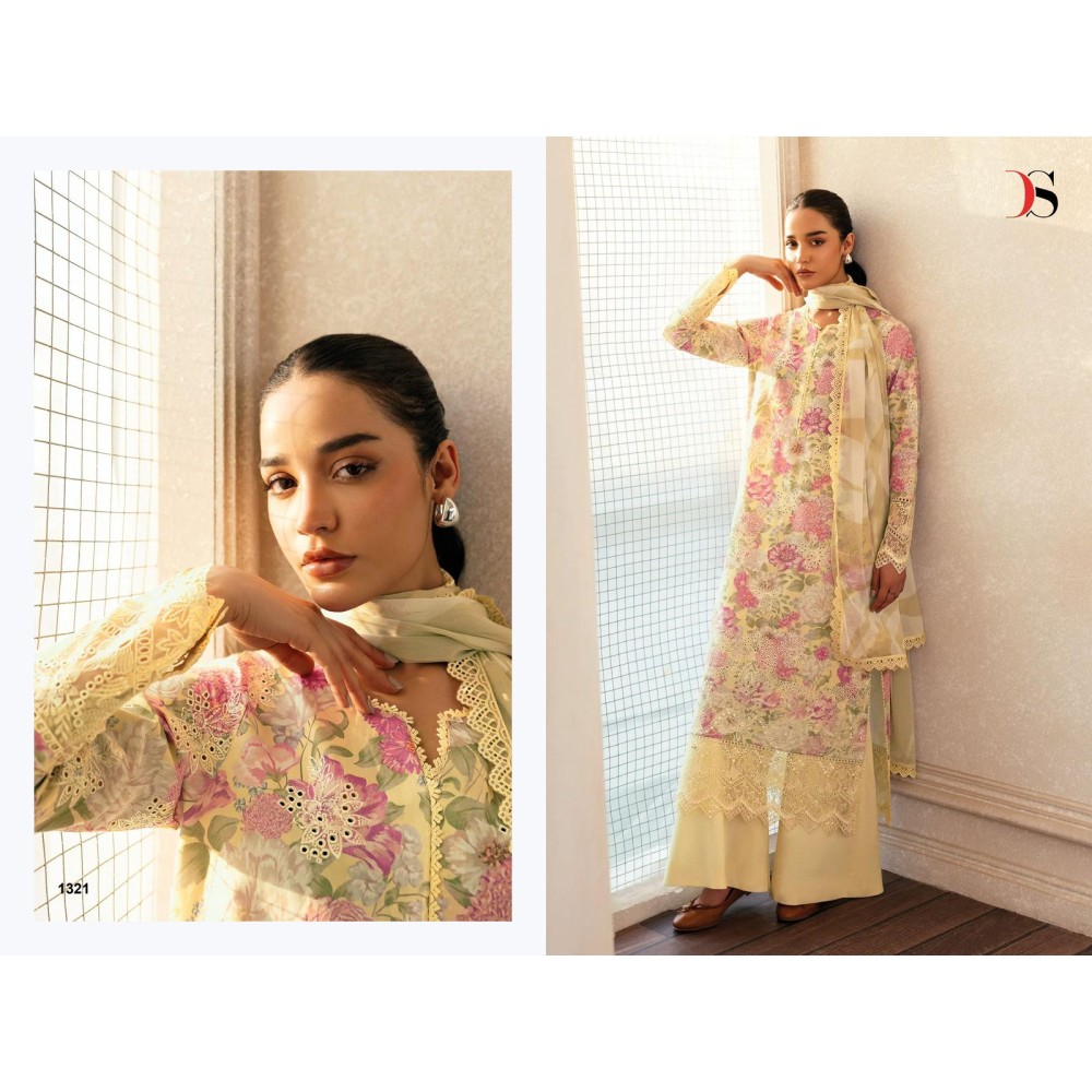 AFROZEH CHIKANKARI 25 BY DEEPSY (Chiffon Dupatta)