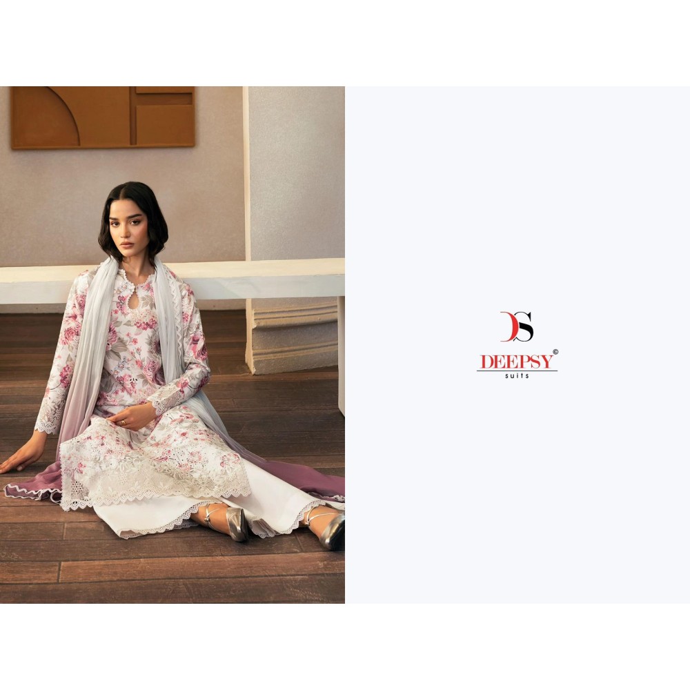 AFROZEH CHIKANKARI 25 BY DEEPSY (Chiffon Dupatta)