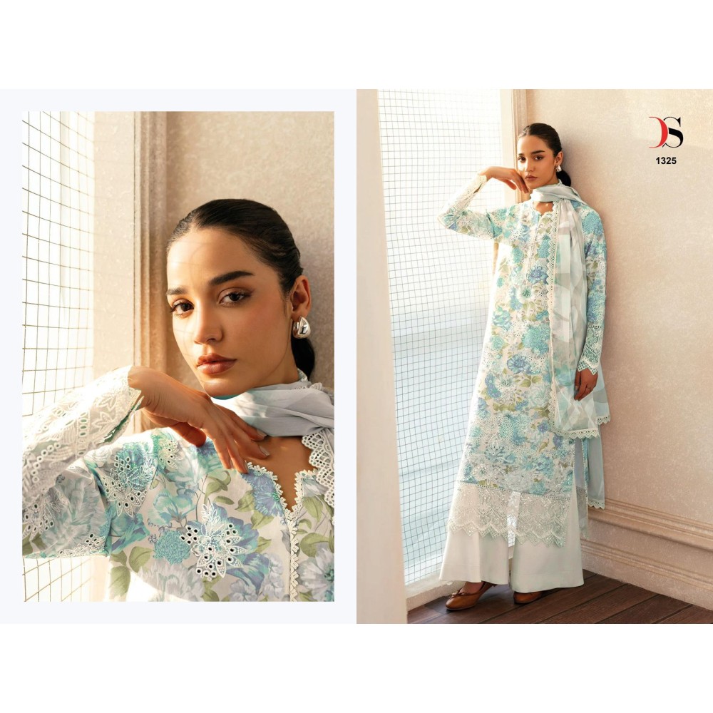AFROZEH CHIKANKARI 25 BY DEEPSY (Chiffon Dupatta)