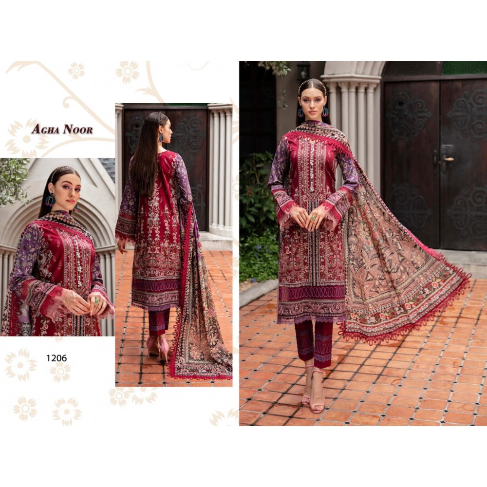 AGHA NOOR VOL 12 (Cotton Dupatta)