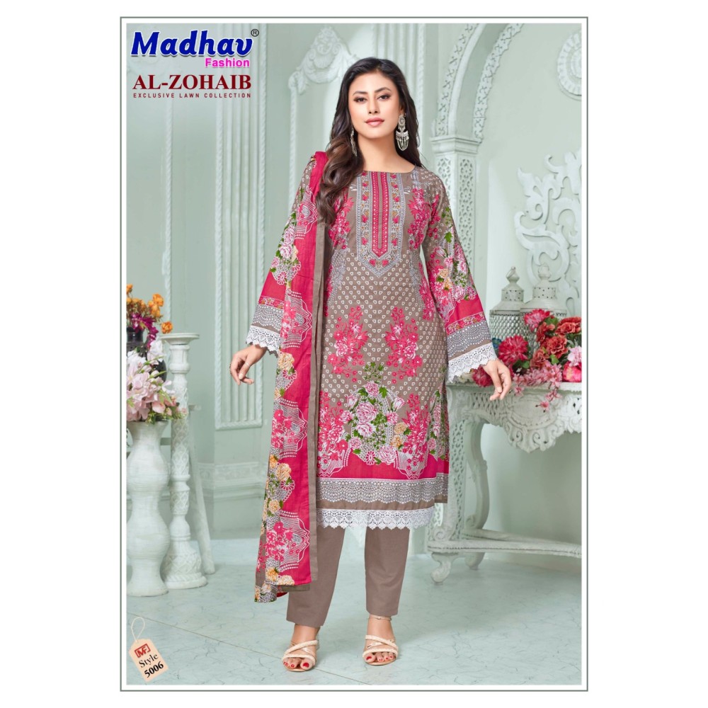 AL ZOHAIB MADHAV FASHION (Cotton Dupatta)