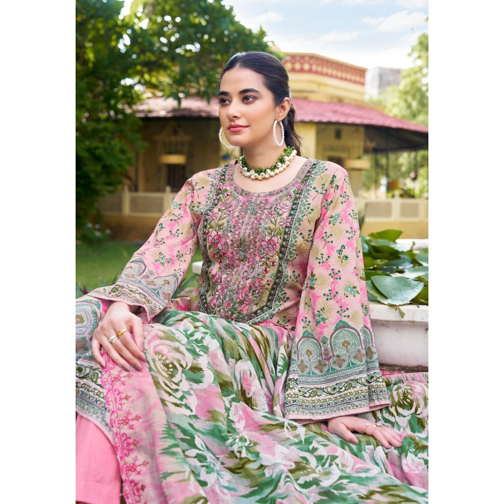 AL-KARAM ALOK SUITS (Cotton Dupatta)