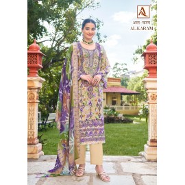 AL-KARAM ALOK SUITS (Cotton Dupatta)