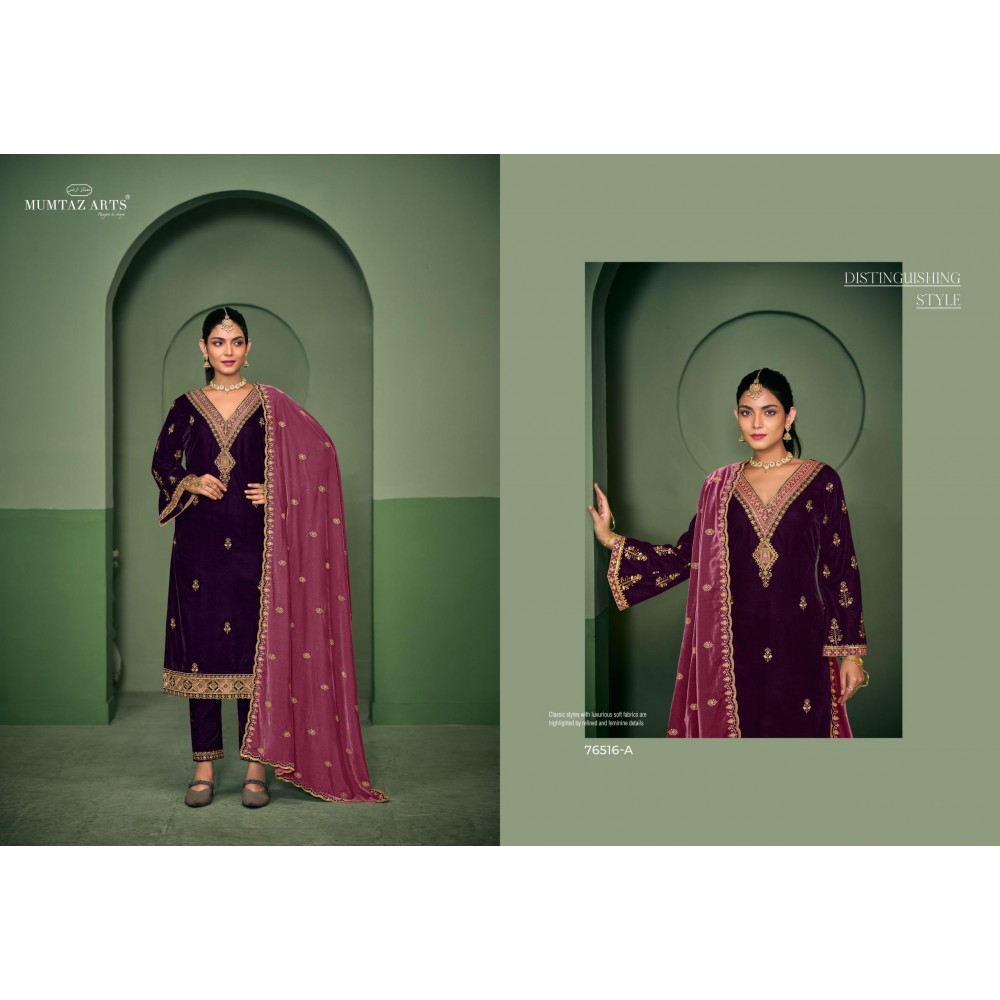 ALBELI VELVET MUMTAZ  (Winter Collection)