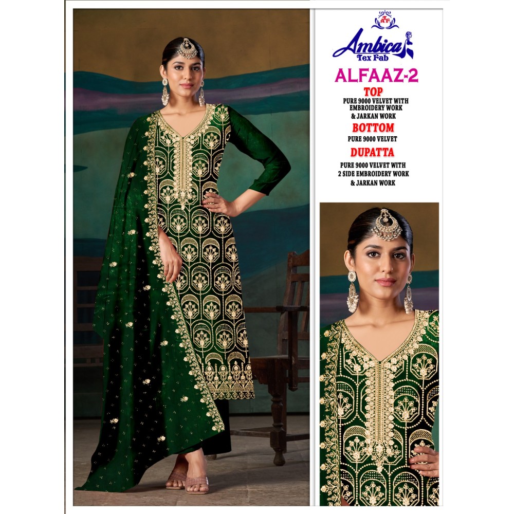 ALFAAZ 2 VELVET AMBICA TEX  (Winter Collection)