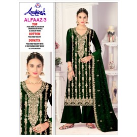 ALFAAZ 3 VELVET AMBICA TEX  (Winter Collection)