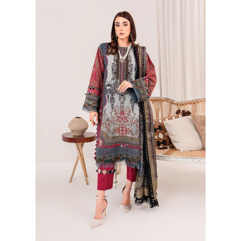 AL KARAM VOL 12 KESARIYA  (Cotton Dupatta)